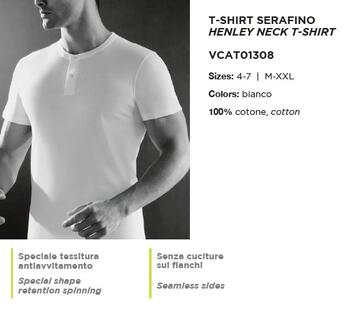 CAGI01308- 1308 t.shirt serafino uomo cotone - Fratelli Parenti